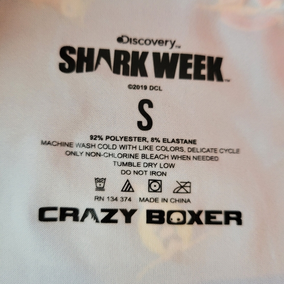 Crazy Boxer Shark Week Boxer Briefs ~ Small ~ NWT ~ Fun Undies! ~ Unisex ~FINAL! - Picture 9 of 9